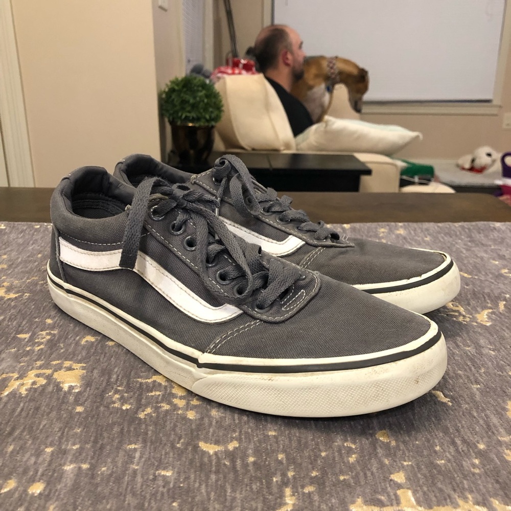 Vans Gray Old Skool Lace-Up Sneakers